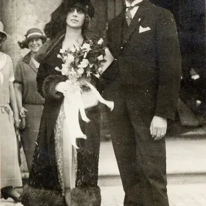An October wedding, 1924 An October wedding, 1924