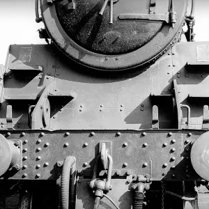 Detail of front of steam engine at Nine Elms Loco Yard Detail of front of steam engine at Nine Elms Loco Yard