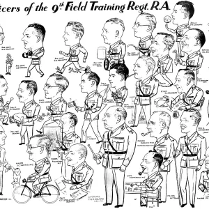 Officers of 9th Field Training Regiment, Royal Artillery Officers of 9th Field Training Regiment, Royal Artillery