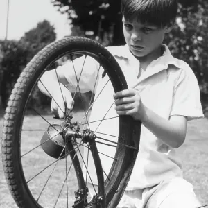 OILING A BICYCLE WHEEL OILING A BICYCLE WHEEL