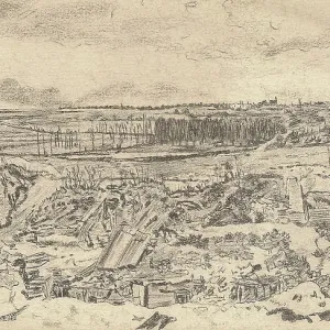 The Old German Front Line, Arras, by WHD Arthur, WW1 The Old German Front Line, Arras, by WHD Arthur, WW1