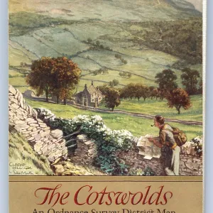 Ordnance Survey District Map - The Cotswolds - half-inch scale