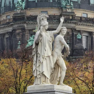 Pallas statue, Palace Bridge, Berlin, Germany Pallas statue, Palace Bridge, Berlin, Germany