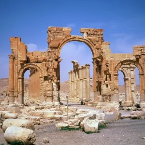 Palmyra, Syria - Monumental Arch Palmyra, Syria - Monumental Arch
