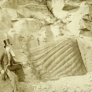 Peculiar appearance of a rock surface Peculiar appearance of a rock surface