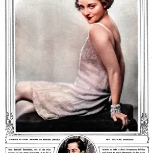 Photo of Miss Tallulah Bankhead in the Sketch