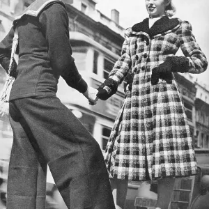 Plaid coat by Worth Plaid coat by Worth