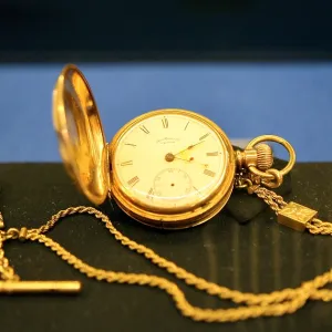 A pocket watch from the RMS Titanic - Exhibition A pocket watch from the RMS Titanic - Exhibition