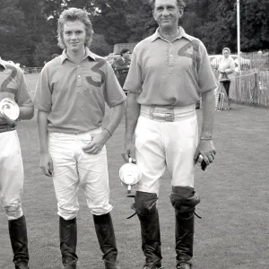 Polo professional Sandy Harper with father Col Alec Harper