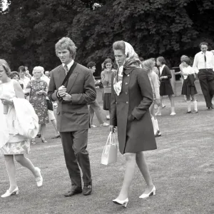 Polo professional Sandy Harper with Princess Anne