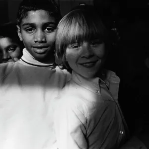 Portrait of 3choolboys in shadow Portrait of 3choolboys in shadow