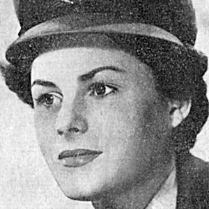 Portrait of Barbara Hoy, WRAF Portrait of Barbara Hoy, WRAF