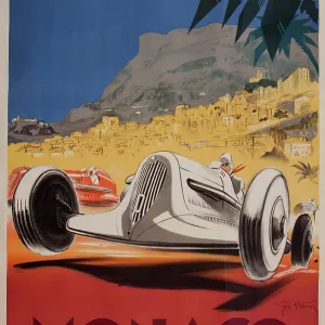 Poster, 7th Grand Prix, Monaco, April 1935