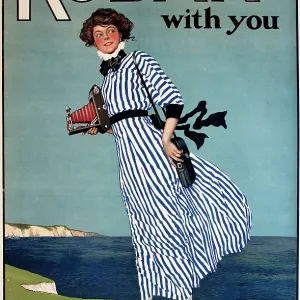 Poster advertising Kodak cameras