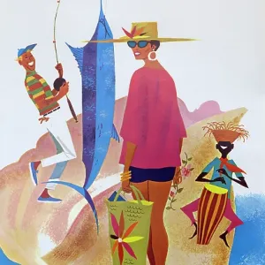 Poster, Fly BOAC to Nassau Poster, Fly BOAC to Nassau