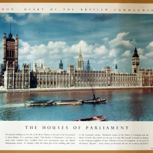 Poster, London, Heart of the British Commonwealth
