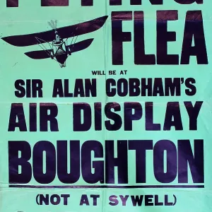 Poster, Mignet's Flying Flea Air Display, Boughton