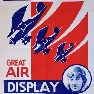 Poster, Sir Alan Cobham's Great Air Display, Acklam