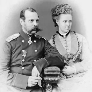 Prince Alfred and Princess Maria Alexandrovna