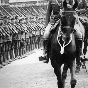Prince of Wales reviewing troops Prince of Wales reviewing troops