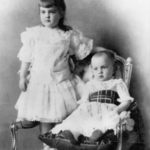 Princess Maria Pavlovna and her brother Prince Dmitri