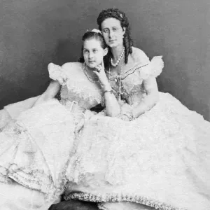 Princess Olga Konstantinovna and her mother