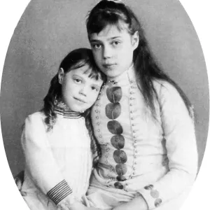 Princesses Olga and Ksenia Alexandrovna of Russia