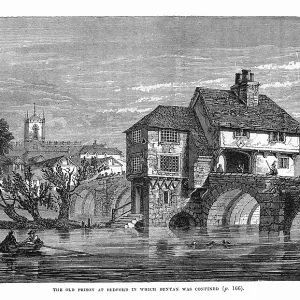 Prison where John Bunyan was confined, Bedford Prison where John Bunyan was confined, Bedford