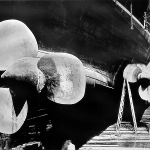 Propeller from the Lusitania steamship Propeller from the Lusitania steamship