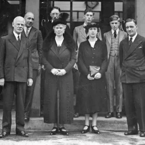 Queen Mary visiting Rowntrees in York Queen Mary visiting Rowntrees in York