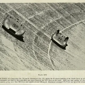 R Caracciola and B Rosmeyer at AVUS R Caracciola and B Rosmeyer at AVUS