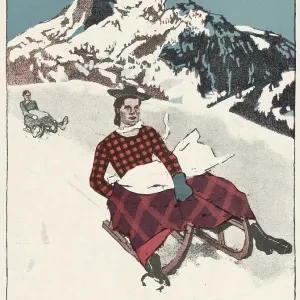 RED LADY SLEDGING 1910