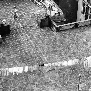 Refugees living on rooftops, Hong Kong, China Refugees living on rooftops, Hong Kong, China