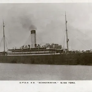 The RMS Scandinavian 12, 100 tons liner The RMS Scandinavian 12, 100 tons liner