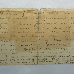 R.M.S. TITANIC - Unique lettercard from Archibald Gracie R.M.S. TITANIC - Unique lettercard from Archibald Gracie