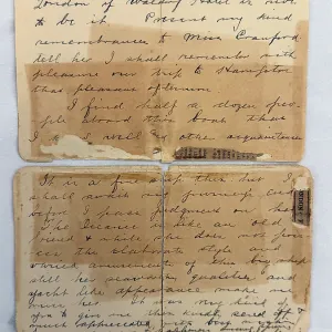 R.M.S. TITANIC - Unique lettercard from Archibald Gracie R.M.S. TITANIC - Unique lettercard from Archibald Gracie