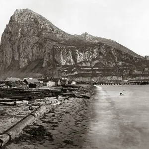 The Rock of Gibraltar, circa 1880s The Rock of Gibraltar, circa 1880s