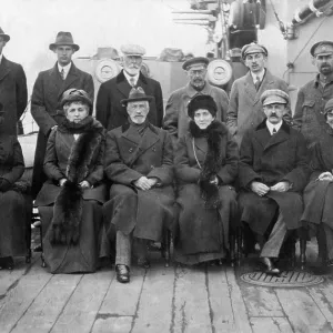 Romanov group on HMS Nelson