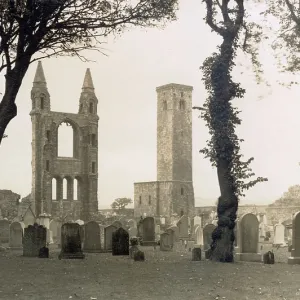 Ruins of Cathedral & Chapel of St Regulus, St Andrews, Fife Ruins of Cathedral & Chapel of St Regulus, St Andrews, Fife