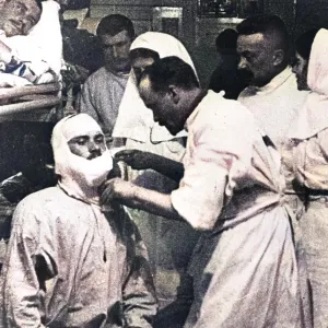 Russian Troops Getting Medical Aid, WW1