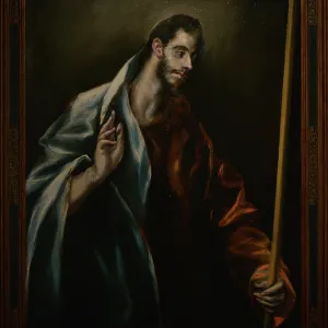 Saint Thomas, circa 1608-1614, by El Greco (1541-1614) Saint Thomas, circa 1608-1614, by El Greco (1541-1614)