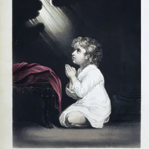 Samuel praying Colour