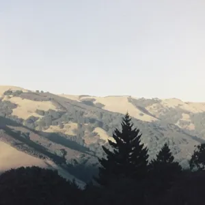 above Santa Cruz - California above Santa Cruz - California