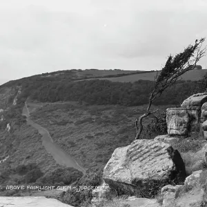 Scenic View Above Fairlight Glen Scenic View Above Fairlight Glen
