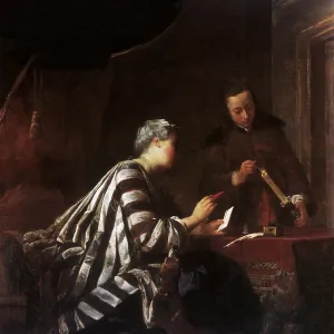 Sealing the Letter, by Chardin
