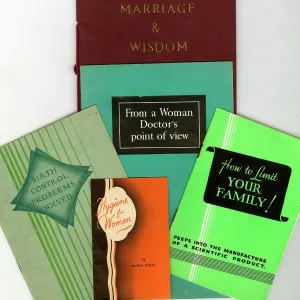 Selection of birth control booklets