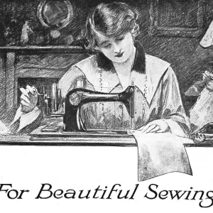 Sewing at home