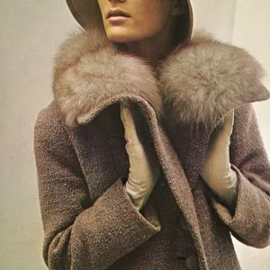 Shoot for Jaeger - winter coat with fur collar Shoot for Jaeger - winter coat with fur collar