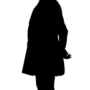 Silhouette of girl Silhouette of girl