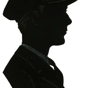 Silhouette of an RAF pilot officer Silhouette of an RAF pilot officer